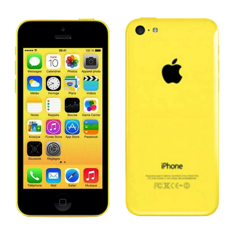 iPhone 5C 16 Go  jaune  Reconditionné